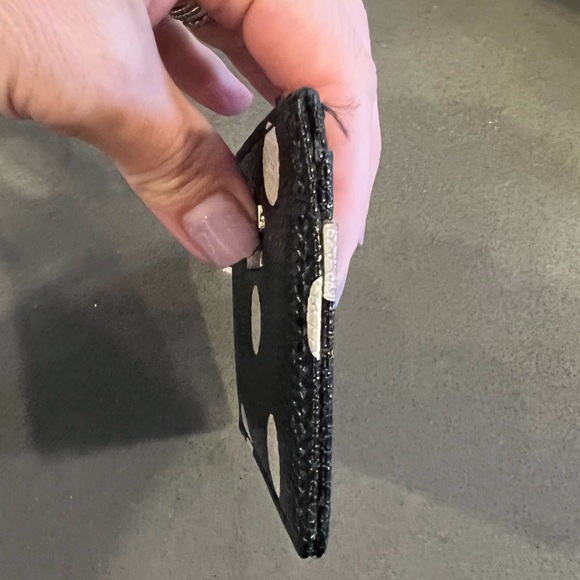 Kate Spade Wallet - black and white polka dot 4x2.75in - Picture 6 of 6